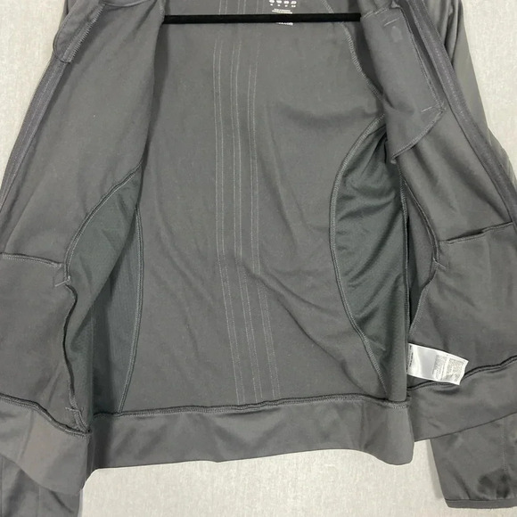 Adidas  running full zip hoodie jacket Sz M - Picture 4 of 9